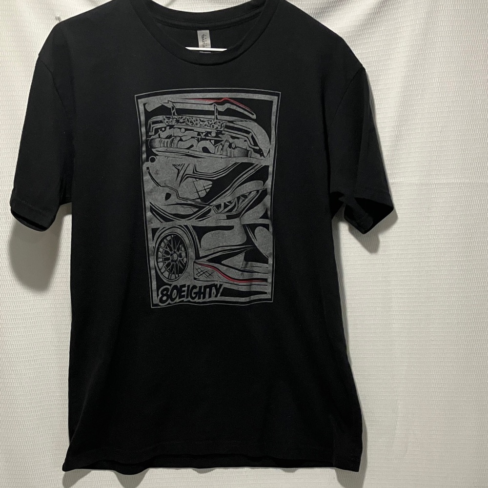 Next Level Apparel Black Tee with Artistic Graphic